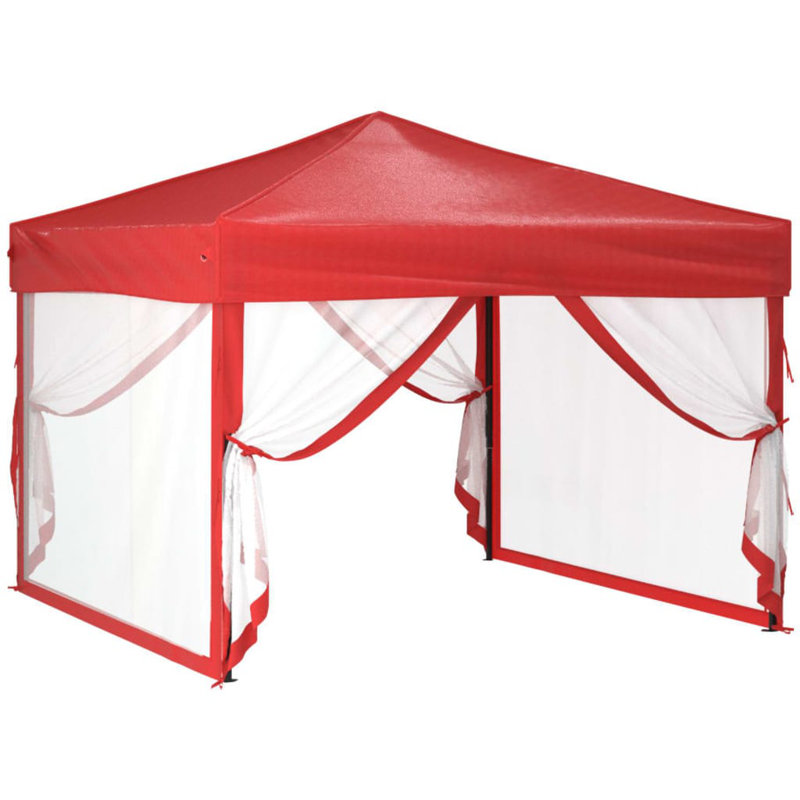 Anchia 3m x 3m Party Tent, Red
