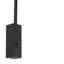 Aimslee 1-Light Dimmable Black Armed Sconce