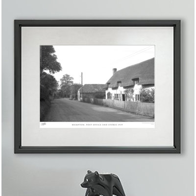 Brimpton, Post Office and Stores 1939 1 Piece Single Picture Frame Wall Art