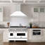 Hotte de cuisine murale en acier inoxydable satiné 48 po ZLINE avec poignée en acier inoxydable-65821146