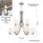 Arbra 9 - Light Dimmable Classic / Traditional Chandelier-1600648205-1600648204