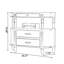 Console noire en bois massif-163452893