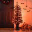 Arbre de véranda illuminé noir 4 pi