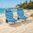 Set Of 2 Foldable Adult Outdoor Beach Chairs With 4 Position Adjustable Backrest For Beach Poolside Camping Backyard Relaxation Use-1332454557