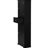 Tall Black Bathroom Cabinet With Adjustable Shelf And Middle Inner Lower Drawer Storage Top Outer