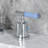 Kingston Brass Synchronous Two-Handle 3-Hole Deck Mount Widespread Bathroom Faucet with Brass Pop-Up Drain-101073262