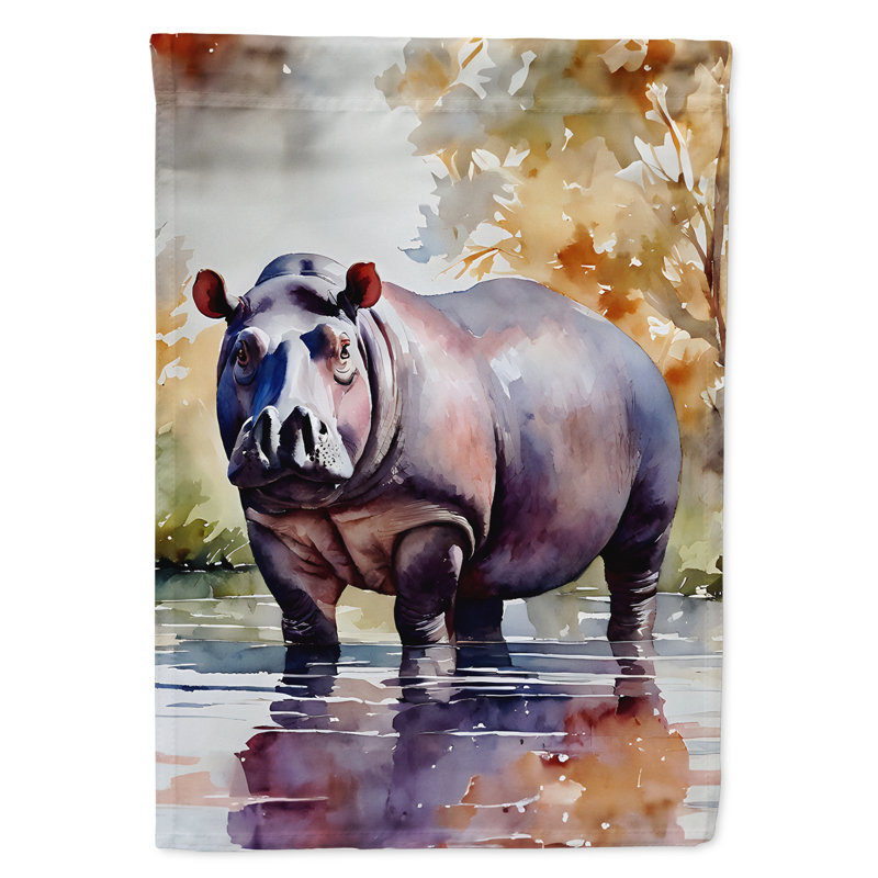 Drapeau de la maison d'hippopotame