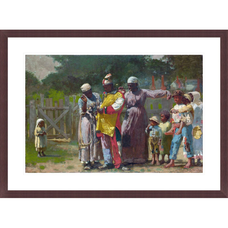 «Dressing for the Carnival» par Winslow Homer - Impression sur toile, H 21,8 po x l 29,5 po