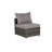 8 Pieces Outdoor Patio Sectional Sofa Couch,Wicker Furniture Conversation Sets with Washable Cushions & Glass Coffee Table for Garden, Poolside, Backyard-1265851367