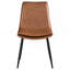 Chaise d'appoint de salle à manger rembourrée Feast Coffee (ensemble de 2)