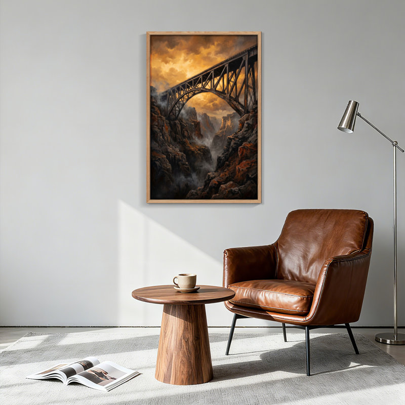 Ensemble d'une toile murale représentant un paysage spectaculaire, H 48 po x l 36 po, Natural