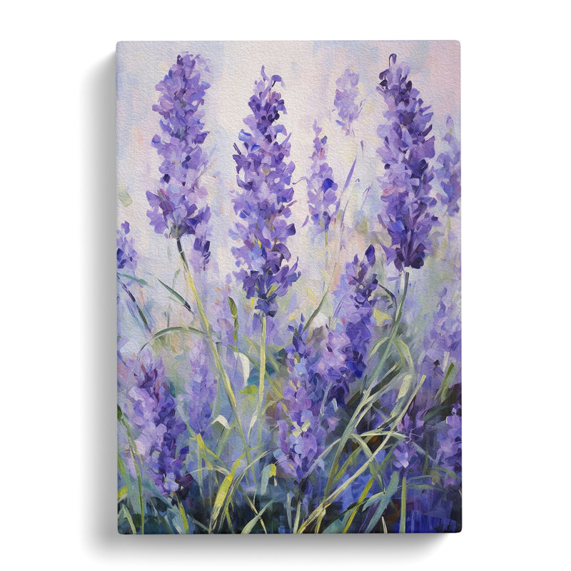 Lavender Flower Action No.2 - No Frame Print, 50cm H x 35cm W x 3cm D