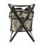 Tabouret en fer avec assise en toile-2079705426