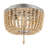 Ohlone Farmhouse Wood Beaded/Metal LED Flush Mount-70777069-123703379