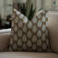 Block Print Throw Pillow Cover, 2 Thick Linen Decorative Cushion Cover-1716331708