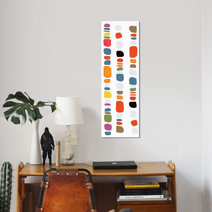 « pebble i », impression sur toile, H 36 po x l 12 po x P 1,5 po, Toile tendue