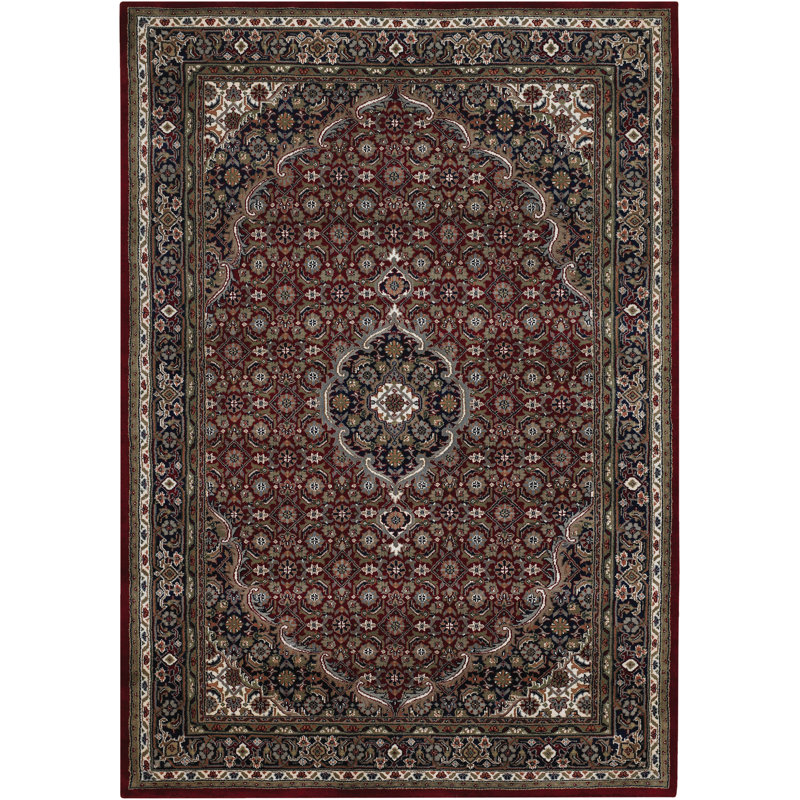 Arumai Wool Area Rug, Black/Charcoal, Rectangle 2' x 3'