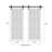 Modern Double Barn Door 72 x 84 inches Ego 5011 Cognac Oak 13FT Silver Rail Track Set Solid Panel Interior Doors-99702011-99701998