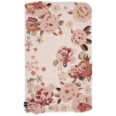 Adabelle Hand Tufted Wool Pile Floral Rug