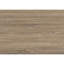 Table d'appoint avec option de rangement, stratifié taupe foncé et support en métal noir pour le salon brun