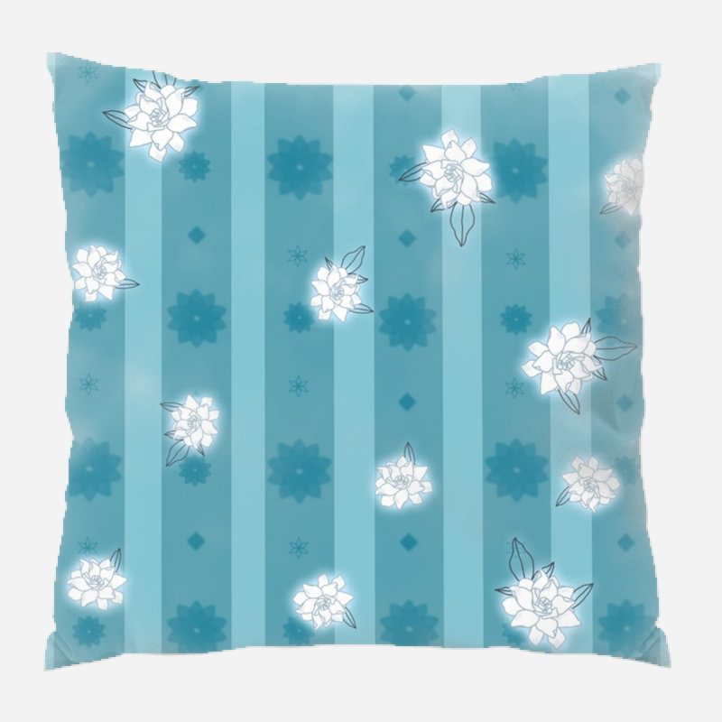 Coussin gardenia, Intérieur