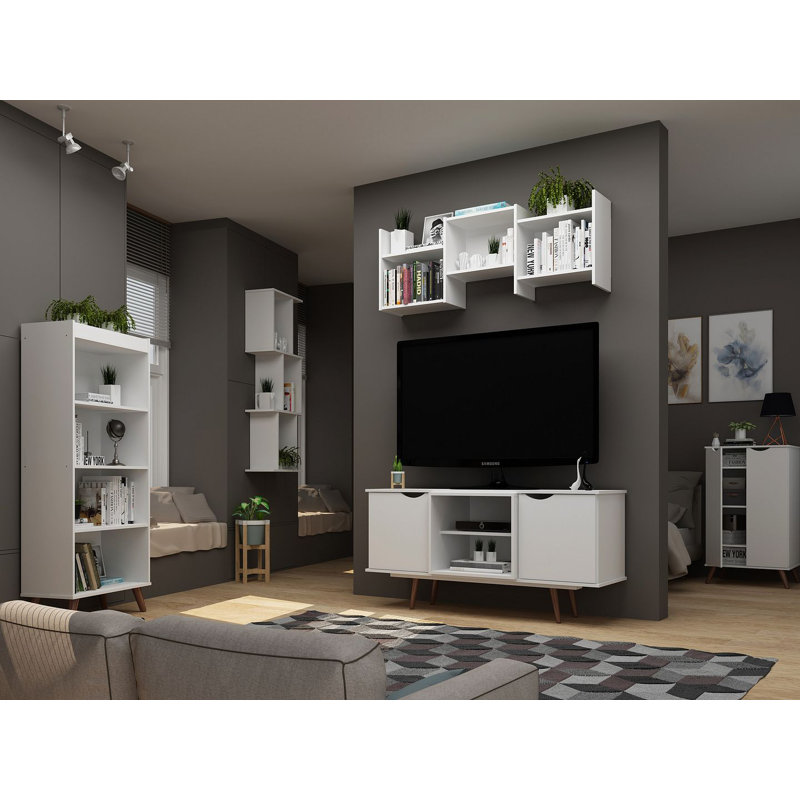 Ensemble de bureau 2 pièces Hampton, Blanc / érable