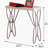 White and Light Purple Nightstand