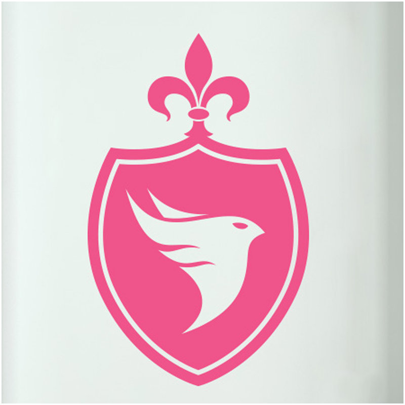 Animals Wall Decal, Pink