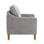 Fauteuil club tapissier à accoudoirs carrés 39 po Sarah-1272299507