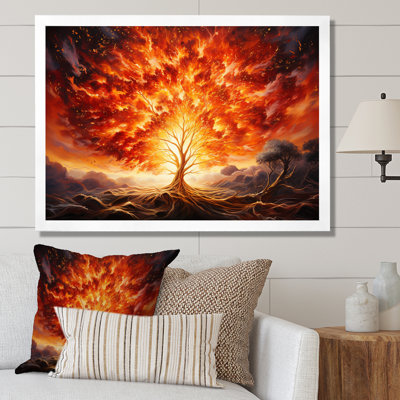 " Moses Burning Bush Christianity Landscape I "