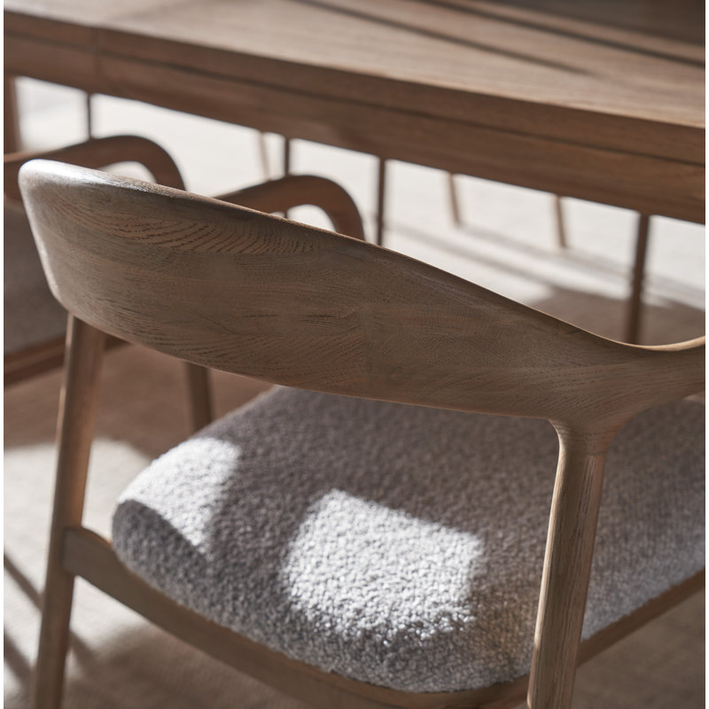 Modern Upholstered Arm Chair, Brown
