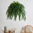 39'' Faux Fern Plant in Metal Planter