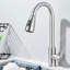 Kitchen Sink Faucet 1 Hole Single Handle 360° Swirl Pull Down Sprayer Mixer Tap-29179773