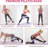 Durable & Comfortable Fabric Resistance Bands – 6-Pack Exercise Loops for Home Gym, Yoga, Pilates – Heavy/Medium/Light Strength Levels – For Women & Men – Ideal for Glutes, Legs, Full Body