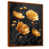 Toile avec cadre flottant brun