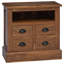 Solid Wood Rectangle Accent Cabinet