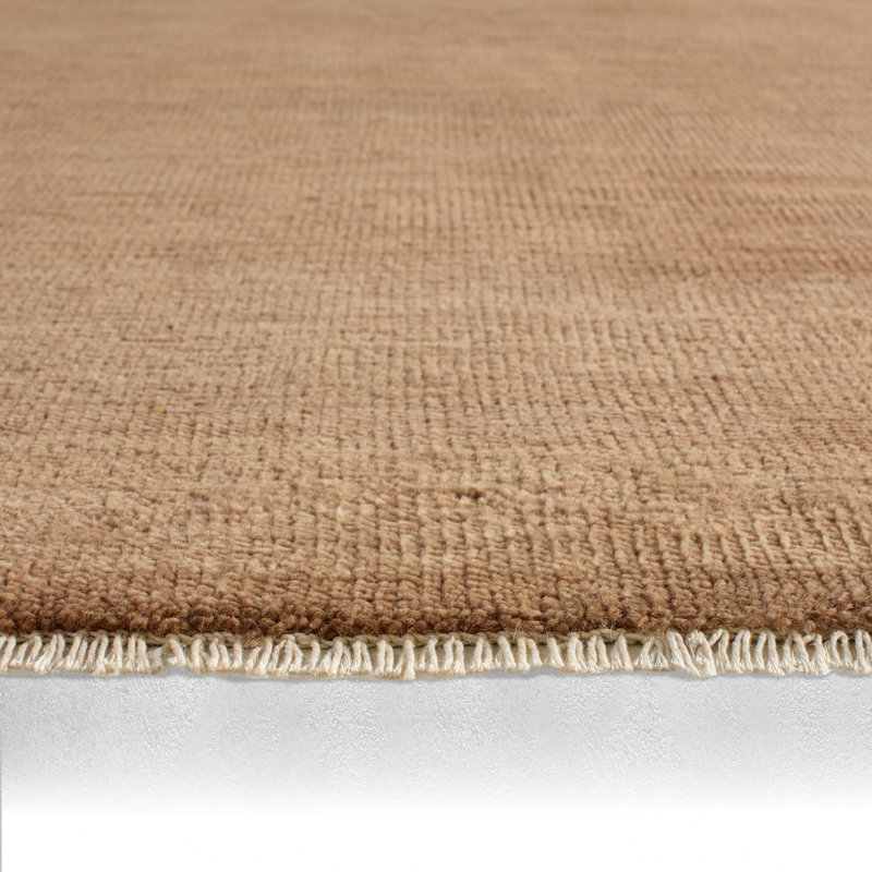 SAGA Hand Knotted Wool Area Rug, Rectangle 8' x 10'
