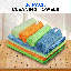 Paquet de 36 chiffons de nettoyage en microfibre, serviettes de nettoyage tout usage, lavables à la machine, 12 po x 16 po