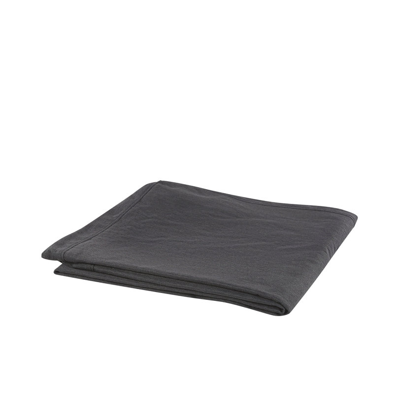 Abdulbaki Box Cushion Sofa Slipcover, Black