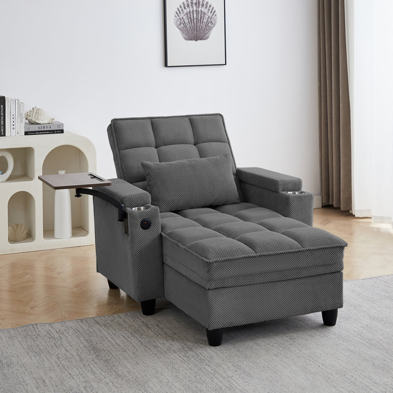 Méridiennes d'intérieur multifonctionnelles, canapé-lit moderne à cadre en bois pour la maison
