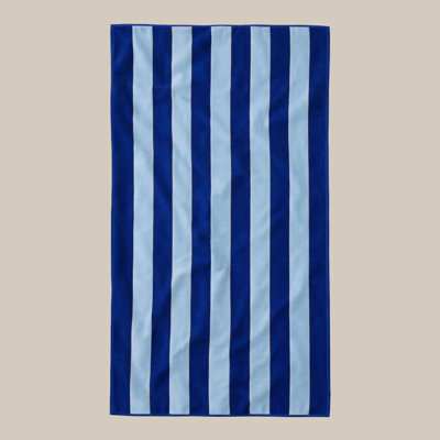 Organic Cotton Striped Beach Towel