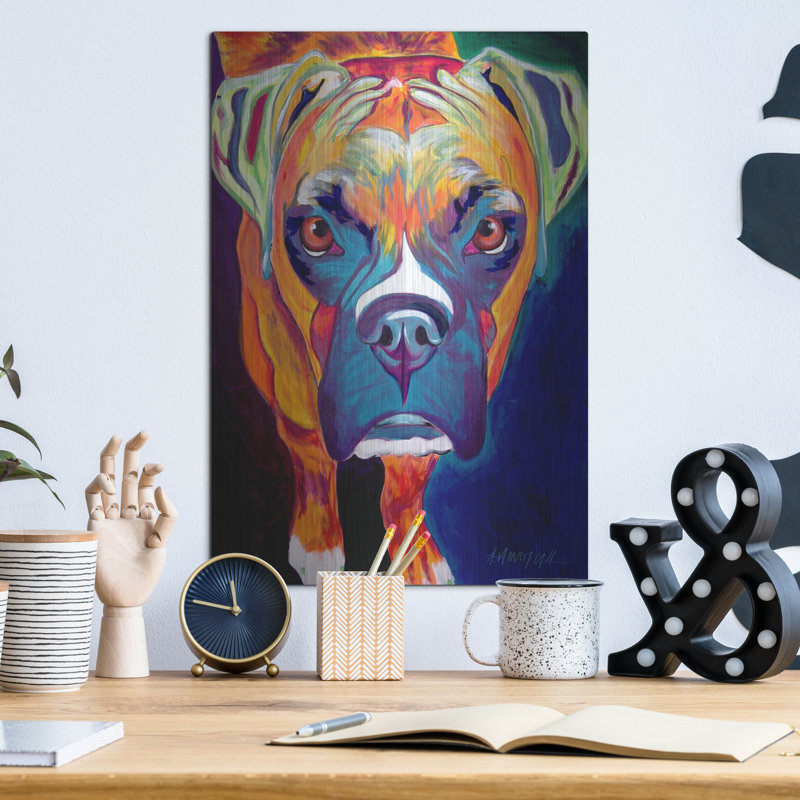 «Boxer - Harley» par Dawg Painter, H 16 po x l 12 po