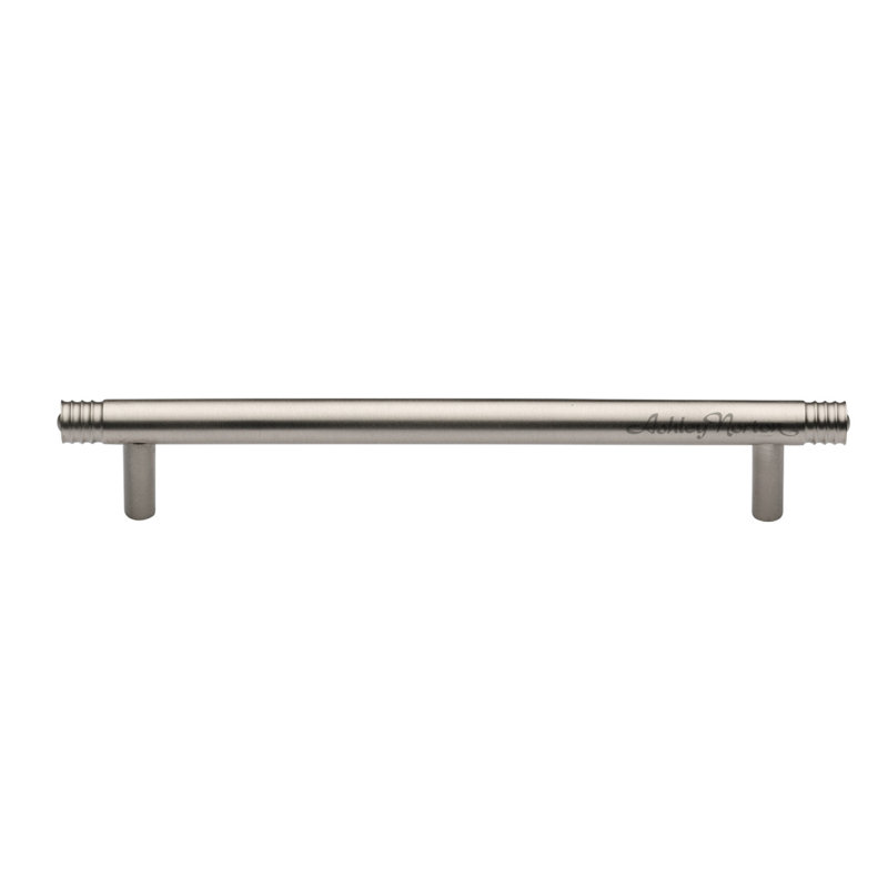 Poignée d'armoire Zurich Ridge, Nickel satiné, 10"