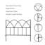 40 cm H x 45 cm W Fence Panels Fencing