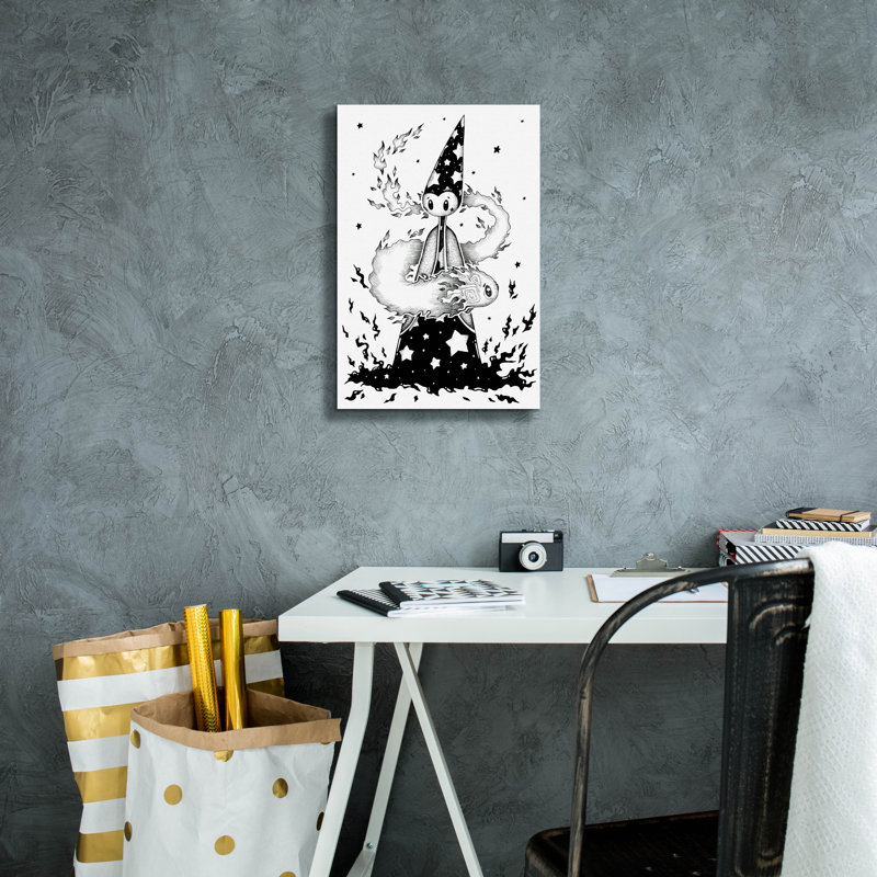 «The Wizard» par Avery Multe, H 18 po x l 12 po x P 0,75 po