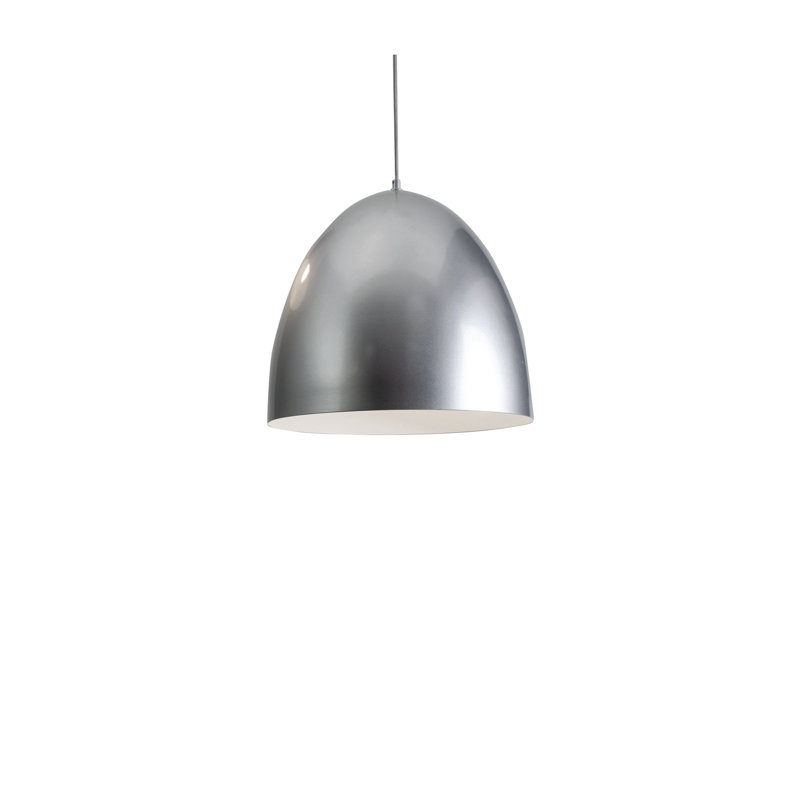 SunPrairie 1 - Light Single Pendant, Silver, 14.5"H x 15.75"W x 15.75"D