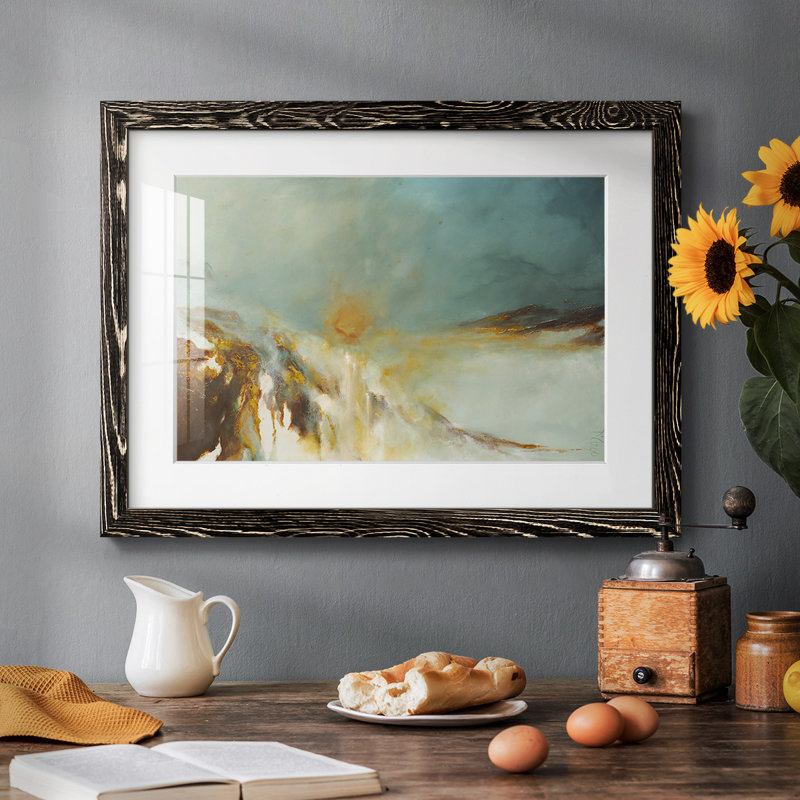 Terra Sol, reproduction d'art sur toile, H 28 po x l 42 po x P 1,5 po, Noir