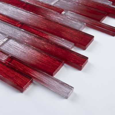 Foil Random Sized Interlocking Glass Mosaic Tile