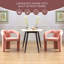 Fauteuil de cuisine en velours rembourré-125536131