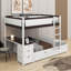 Lit superposé double avec lit gigogne et bureau-1704069077